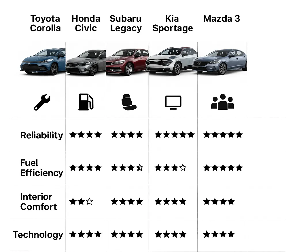relaible car for middle class family